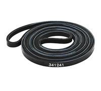 341241 Courroie d'entraînement pour tambour de sèche-linge - Caoutchouc plastique de rechange 341241 pour sèche-linge et poulie de moteur pour une performance optimale pendant les cycles de séchage