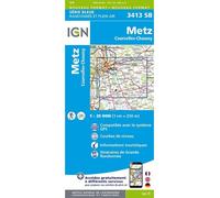 3413sb metz courcelles chaussy - Série Bleue 3413, Echelle 1:25 000 - Collectif - Ign Institut Geographique National - Atlas / carte