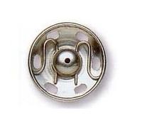 341507 Sew-On Snap Fasteners MS 17 mm Silver-Coloured