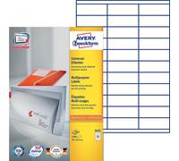 [3421] AVERY ZWECKFORM Boîte 3300 Etiquettes Multi-Usages 70 x 25,4 mm Blanc