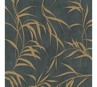 34289 - Le Nouveau Design Livre Arbre Feuille Noir Galerie Papier Peint
