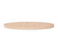 342913 vidaXL Dessus de table rond Ø90x4 cm Bois de chêne massif non traité