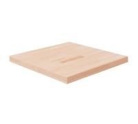 342944 vidaXL Dessus de table carré 60x60x4 cm Bois chêne massif non traité