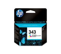 HP 343 - 7 ml - couleur (cyan, magenta, jaune) - original - cartouche d'encre - pour Officejet 100, 150; Photosmart C4210, C4272, C4340, C4385, C4390, D5360, D5363, D5368 G