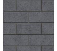 343226 - Papier Peint Versace 3D En Carreaux Noir Charbon AS Creation