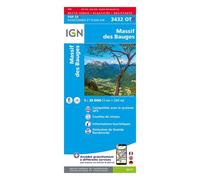 IGN Carte Massif des Bauges (3432OTR)