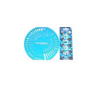 344 SR1136SW Silver Oxide 1 blister de 10 Piles boutons , avec Gabarit