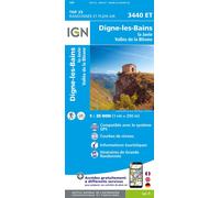 IGN Carte 3440ET Digne-les-Bains - La Javie - Vallée de la Bléone 1:25 000