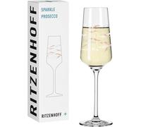 3441004 Verre À Prosecco 200 Ml - Série Sparkle Motif N° 10 Avec Jardin Marin,Multicolore - Made In Germany