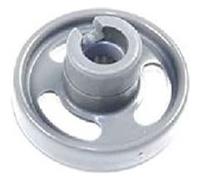 Roulette de panier inférieur (295379-21409) Lave-vaisselle (34420101 482000009033 CURTISS FAR PROLINE TECNOLEC URANIA ROSIERES HOOVER CANDY)