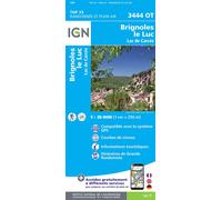 3444ot brignoles sur le luc Top 25 3444 Ouest - Collectif - Ign Institut Geographique National - broché - Atlas / carte
