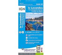 IGN Le Lavandou / Pn De Port Cros / Corniche Des Maures - Carte topographique Taille unique
