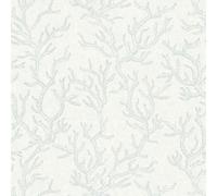 344972 - Papier Peint Versace Mer Corail Bleu Blanc AS Creation