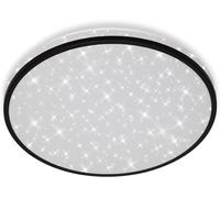3456-215 Éclairage Led,Plafonnier Avec Décor D'Étoiles,24 Watt,2 200 Lumen,4 000 Kelvin,Blanc Et Noir,Ø 38Cm,Plastique,W,Ø 38 Cm