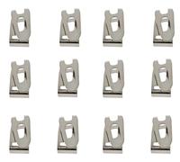 346449-3 Crochets de ceinture robustes pour outils sans fil Makita, design fin et court avec kit de vis, compatibles avec 324705-1 346034-2 346317-0 BTD140 BTD142 (lot de 12)