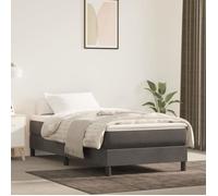 347689 vidaXL Matelas de lit à ressorts ensachés Gris foncé 80x200 cm epaisseur 20 cm