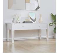 348528 vidaXL Table basse à miroir 106x45x45 cm Bois d'ingénierie et verre