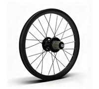 349/16'' BMX Pliants Vélos Paire De Roues Frein Disque/V Blocage Rapide Roue Avant/arrière 100/135 Mm Alliage D'aluminium Jantes 24 Trous Jeu De Roues Moyeux 8-11s Roue Libre(Rear Wheel)