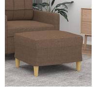 Tabouret 60x50x41 cm tissu marron349266