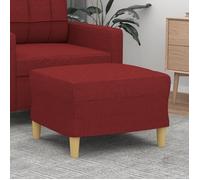 vidaXL Tabouret 349269 en tissu bordeaux 60x50x41 cm
