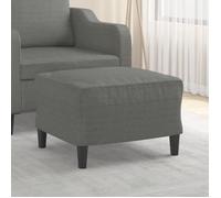 Tabouret 60x50x41 cm tissu gris foncé349280