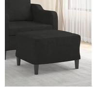 vidaXL Repose-pied 349283 Noir 60 x 50 x 41 cm Tissu