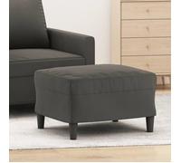 vidaXL Tabouret 60x50x41 cm similicuir gris foncé349294 Gris foncé G