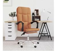 Fauteuil Inclinable de Bureau Chaise d'Ordinateur Siège Maison Similicuir vidaXL