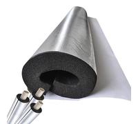 34mm 43mm 48mm 76mm 89mm 110mm 140mm ID Isolation de Tuyau Tube D'isolation Auto-adhésive l'adhésif Manchon Isolant pour Tuyaux Chauffage Tuyau d'isolation Thermique en Mousse Flexible(ID 110mm)