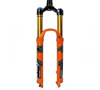 34mm Fourche À Air VTT, Amortisseur Contrôle Épaule, Jambe Inférieure Alliage De Magnésium, Frein À Disque Rapide, 26/27,5/29 Pouces Orange Pour XC & Off-Road(Tapered manual lockout,27,5 pouces)
