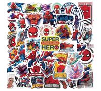 35-50 Pièces Disney Spider Man Anime Autocollants Cool Jouet Décalcomanies Bricolage Skateboard Papeterie Cahier Ordinateur Portable Dessin Animé Autocollant Pour Les Enfants.Dsn-001-50Pcs.