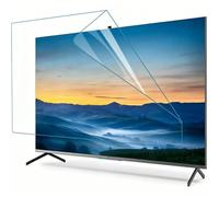 35-75 Inch Matte TV Screen Protector Anti Blue Light Anti-Scratch Anti-Radiation Anti-Glare Film Relieve Eye Strain No Bubble Anti-Scratch for LCD LED 4k Oled Qled HD TV(65 pouces 1440x809 mm)