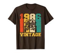 35 Ans Cadeaux Vintage 1986 4x4 Off Road 80e Anniversaire T-Shirt, Homme, Marron, 3XL
