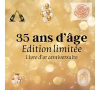 35 ans d'âge Édition limitée: Livre d'or anniversaire