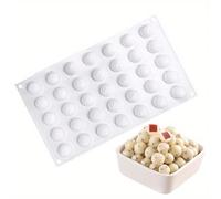 35 cellules Mini boule ronde en forme de silicone moules gâteau chocolat outils de décoration de glaçon moule fabrication gelée mousse dessert moule