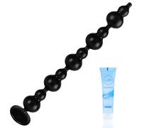 35 cm Analkugeln Buttplug avec 10 boules, Analplug Analkette avec perles anales pour hommes et femmes, Dildo anal extra long Crochet anal Masturbateur anal Sex Toy Sexspiel