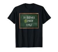 35 Élèves 0 Prof Manque De Professeurs Classe Surchargée T-Shirt