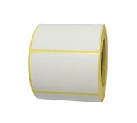 35 étiquettes thermiques adhésives blanches 55x64 mm - impression directe