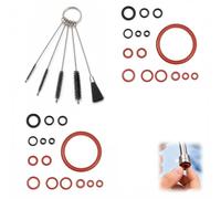 35 Kit Joint Torique Compatible avec Saeco, Anneau d'étanchéité pour Saeco Gaggia, Joints Toriques et Brosses de Nettoyage pour Machine à Café, Joints Silicone d’Étanchéité pour Groupe Café Valve