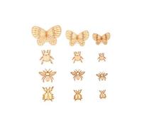 35 mini décorations insectes en bois