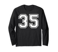 35, numéro Trente-Cinq, Sports d'équipe, Correspondance Graphique, Varsity Manche Longue