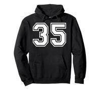 35, numéro Trente-Cinq, Sports d'équipe, Correspondance Graphique, Varsity Sweat à Capuche