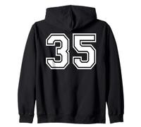 35, numéro Trente-Cinq, Sports d'équipe, Correspondance Graphique, Varsity Sweat à Capuche