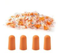 35 Paires Bouchons Oreille Mousse Orange SNR 38dB Sommeil Moto Voyage