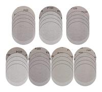 35 PCS Disques de ponçage en maille 80-600 Assortiment de grains | Coussinets de ponçage à mailles Papier abrasif sans poussière pour le polissage des voitures et meubles en bois