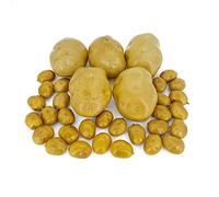 35 pcs Pommes de Terre artificielles Faux légumes Authentiques Décoration de fête Cuisine Maison Modèle de tir Décoration en Mousse Simulation （5 Pommes de Terre et 30 Mini-Pommes de Terre）