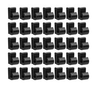 35 Piece Gazebo Clips - String Light Pergola - Locking Lamp Clamp Hooks | Fit 3-8mm Cable Outdoor Light Clips Wire Cord Rope Home Wall Office Dorm Decor