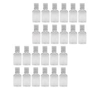 35 Pièces Flacon Octogonal de Voyage 60ml en Pet pour Cosmétiques | Format Compact, Usage Portable, Style Créatif, pour Shampoing et Lotions, Facile à Ranger et Transporter