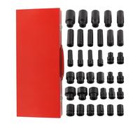 35 pièces jeu de douilles de clé à chocs 1/2" 8-32mm Deep Impact Socket Set