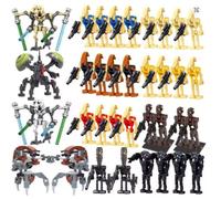 35 pieces of children's assembly toys, Star Wars robot soldier set, children's mini building block doll battle toys.